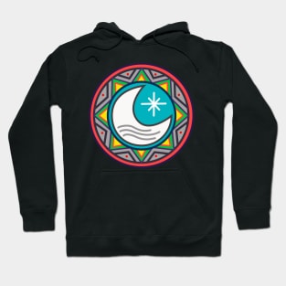 Sun and moon indigenous symbols Hoodie